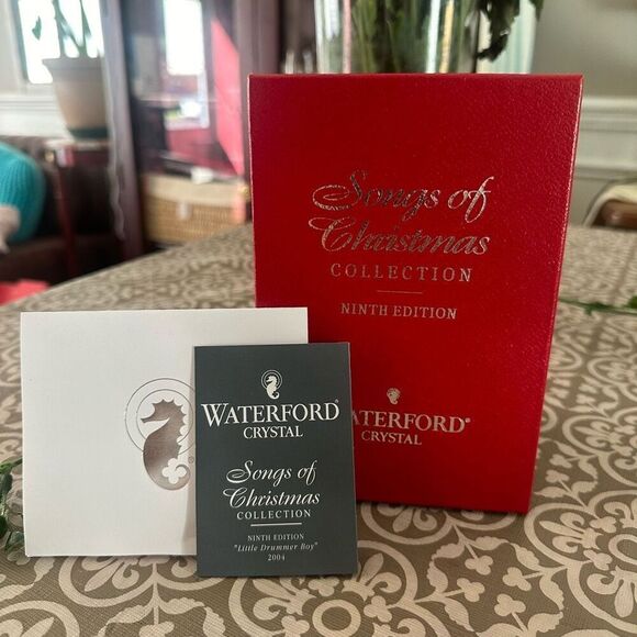 Waterford Crystal‎ Songs of Christmas Little Drummer Boy 9th Ed 2004 Vintage - Picture 2 of 9